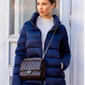 Cotes of London Dorchester Down Coat with Chunky Zipper